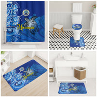 Micronesia Sea Turtle Bathroom Set Federated States Of Micronesia Tribal Floral Pattern