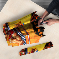 Tropical Christmas In July Santa Claus Umbrella Festive Hawaiian With Beach Reindeer Sleigh TS04 - Polynesian Pride