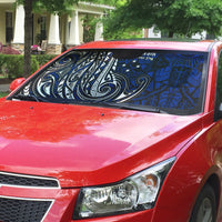 Micronesia Independence Day FSM Auto Sun Shade Tribal Tattoo Pattern Flag Seal Heritage TS04 - Polynesian Pride