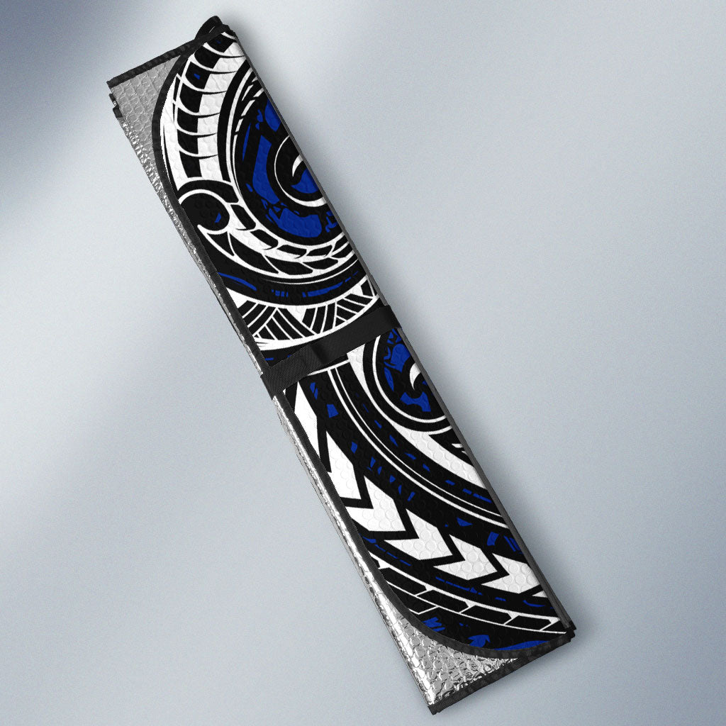 Micronesia Independence Day FSM Auto Sun Shade Tribal Tattoo Pattern Flag Seal Heritage TS04 - Polynesian Pride