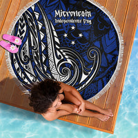 Micronesia Independence Day FSM Beach Blanket Tribal Tattoo Pattern Flag Seal Heritage TS04 - Polynesian Pride