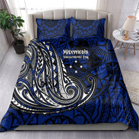 Micronesia Independence Day FSM Bedding Set Tribal Tattoo Pattern Flag Seal Heritage TS04 - Polynesian Pride
