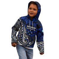 Micronesia Independence Day FSM Kid Hoodie Tribal Tattoo Pattern Flag Seal Heritage TS04 - Polynesian Pride