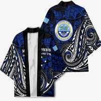 Micronesia Independence Day FSM Kimono Tribal Tattoo Pattern Flag Seal Heritage TS04 - Polynesian Pride