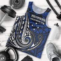 Micronesia Independence Day FSM Men Tank Top Tribal Tattoo Pattern Flag Seal Heritage TS04 - Polynesian Pride