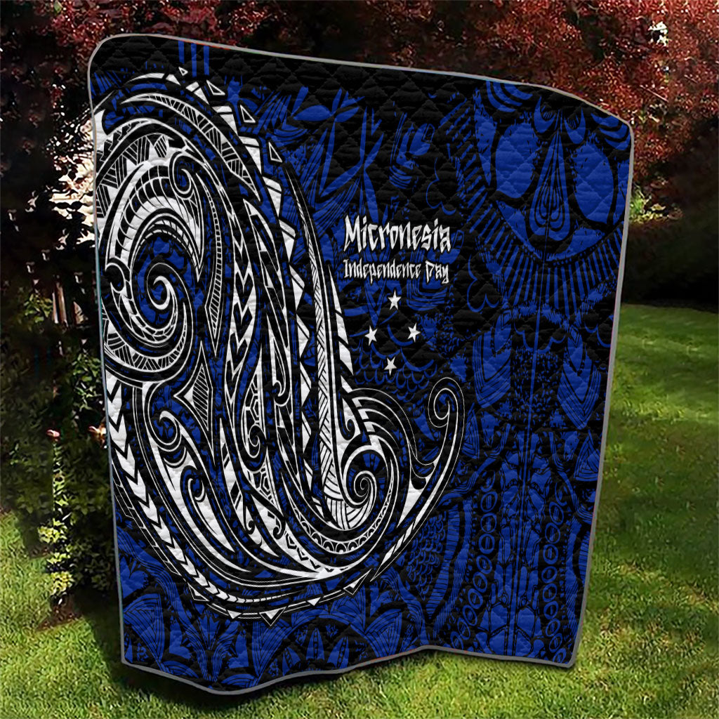 Micronesia Independence Day FSM Quilt Tribal Tattoo Pattern Flag Seal Heritage TS04 - Polynesian Pride