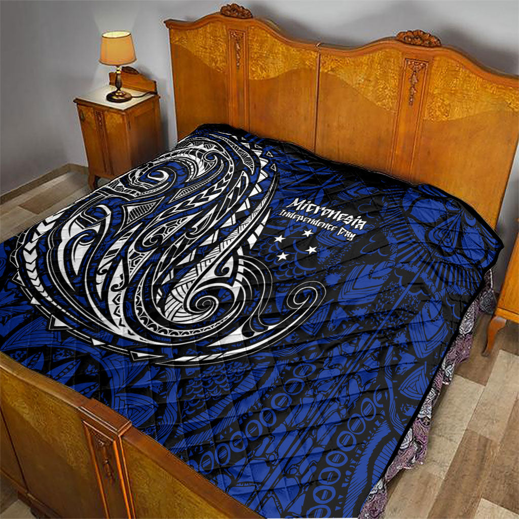 Micronesia Independence Day FSM Quilt Tribal Tattoo Pattern Flag Seal Heritage TS04 - Polynesian Pride