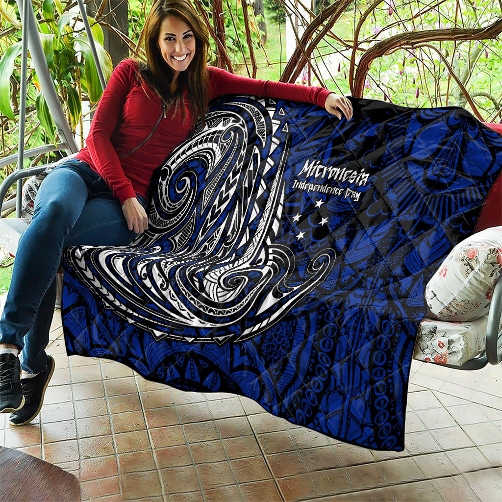 Micronesia Independence Day FSM Quilt Tribal Tattoo Pattern Flag Seal Heritage TS04 - Polynesian Pride