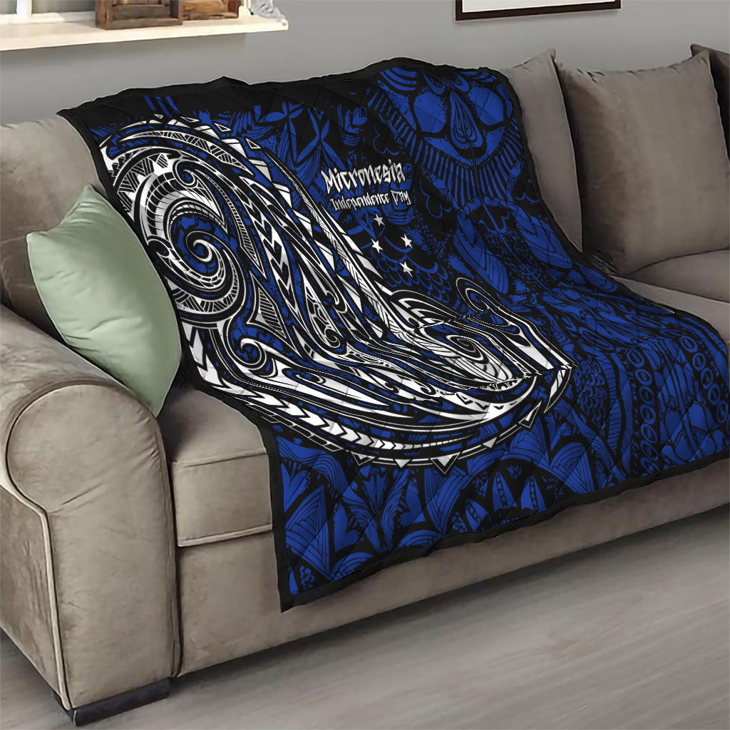 Micronesia Independence Day FSM Quilt Tribal Tattoo Pattern Flag Seal Heritage TS04 - Polynesian Pride