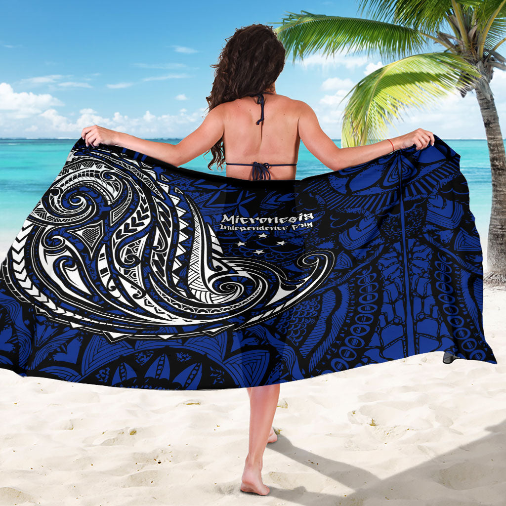 Micronesia Independence Day FSM Sarong Tribal Tattoo Pattern Flag Seal Heritage TS04 - Polynesian Pride