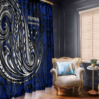 Micronesia Independence Day FSM Window Curtain Tribal Tattoo Pattern Flag Seal Heritage TS04 - Polynesian Pride