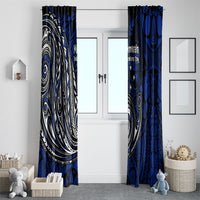 Micronesia Independence Day FSM Window Curtain Tribal Tattoo Pattern Flag Seal Heritage TS04 - Polynesian Pride