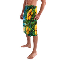 Hawaiian Mango Tropical Beach Lavalava Scenic Island Nature Exotic Fruit Graphic TS04 - Polynesian Pride