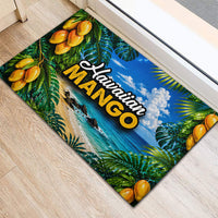 Hawaiian Mango Tropical Beach Rubber Doormat Scenic Island Nature Exotic Fruit Graphic TS04 - Polynesian Pride