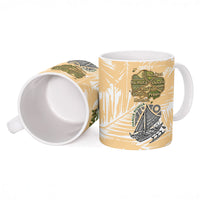 Rotuman Culture Island Pride Ceramic Mug Traditional Polynesian Tribal Pattern With Island Map TS04 - Polynesian Pride
