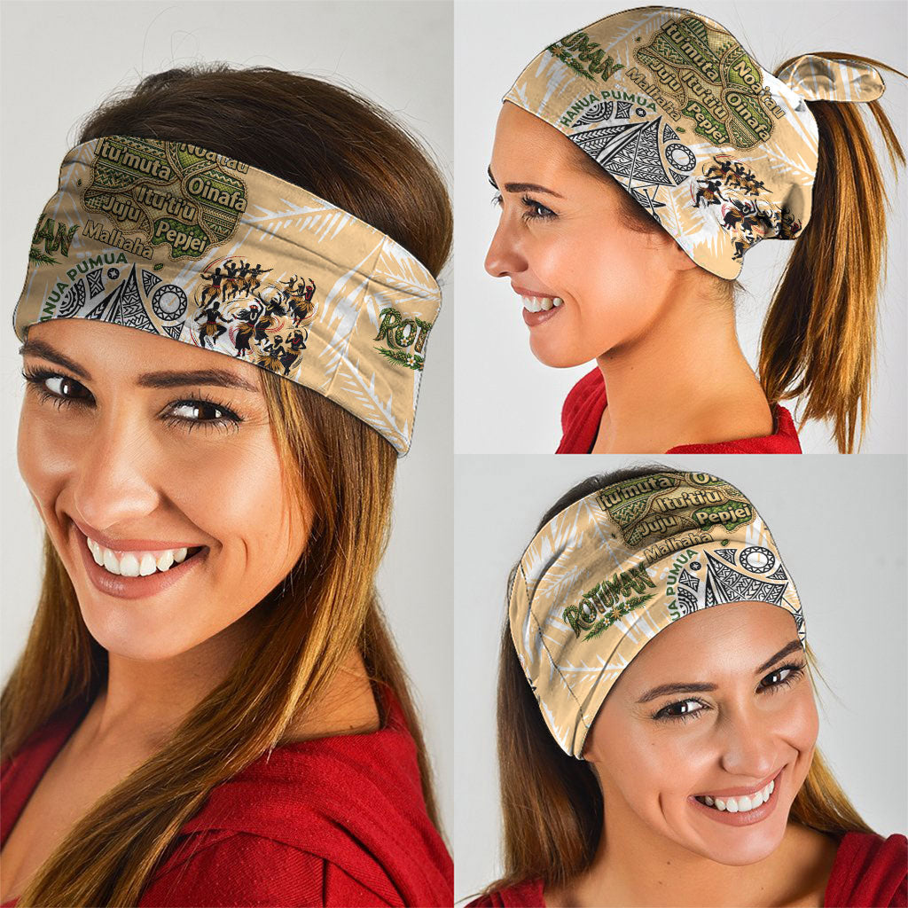 Rotuman Culture Island Pride Neck Gaiter Traditional Polynesian Tribal Pattern With Island Map TS04 - Polynesian Pride