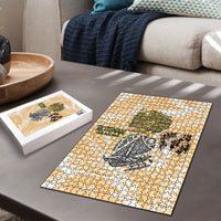 Rotuman Culture Island Pride Puzzle Traditional Polynesian Tribal Pattern With Island Map TS04 - Polynesian Pride