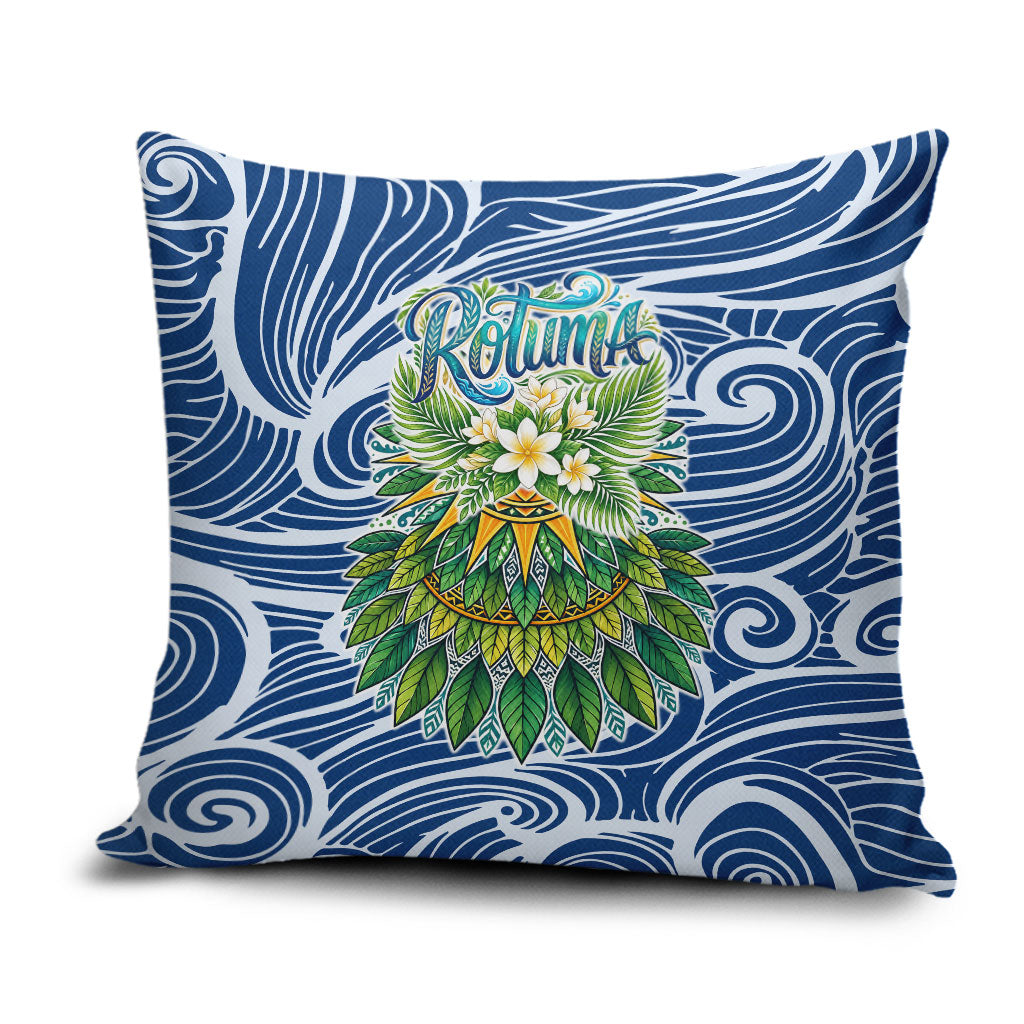 Rotuma Fiji Island Pride Pillow Cover Ocean Wave Coral Reef Marine Life Tribal Tattoo TS04 Blue Green - Polynesian Pride