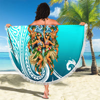 Floating Future Saving Tuvalu Beach Blanket Ocean Blue Pacific Polynesian Cultural Art Marine Wildlife TS04 - Polynesian Pride