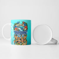 Floating Future Saving Tuvalu Ceramic Mug Ocean Blue Pacific Polynesian Cultural Art Marine Wildlife TS04 - Polynesian Pride