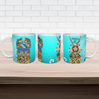Floating Future Saving Tuvalu Ceramic Mug Ocean Blue Pacific Polynesian Cultural Art Marine Wildlife TS04 - Polynesian Pride