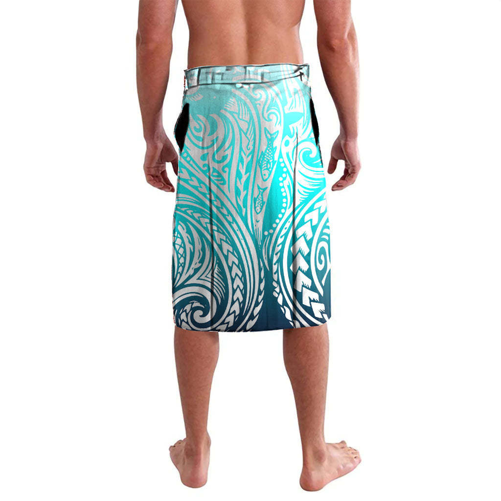 Floating Future Saving Tuvalu Lavalava Ocean Blue Pacific Polynesian Cultural Art Marine Wildlife TS04 - Polynesian Pride