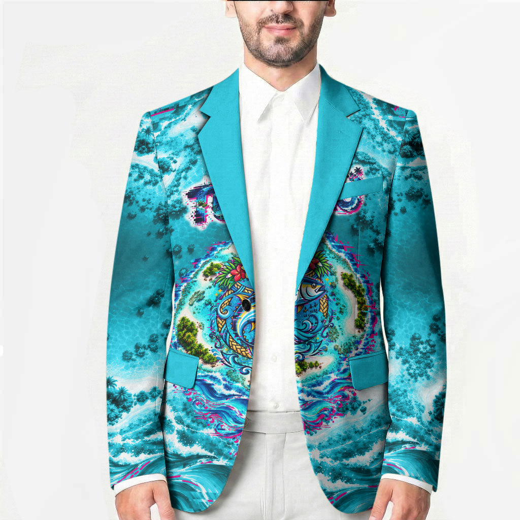 Tuvalu First Digital Nation In The Metaverse Blazer Polynesian Island Atoll Cyber Ocean TS04 - Polynesian Pride