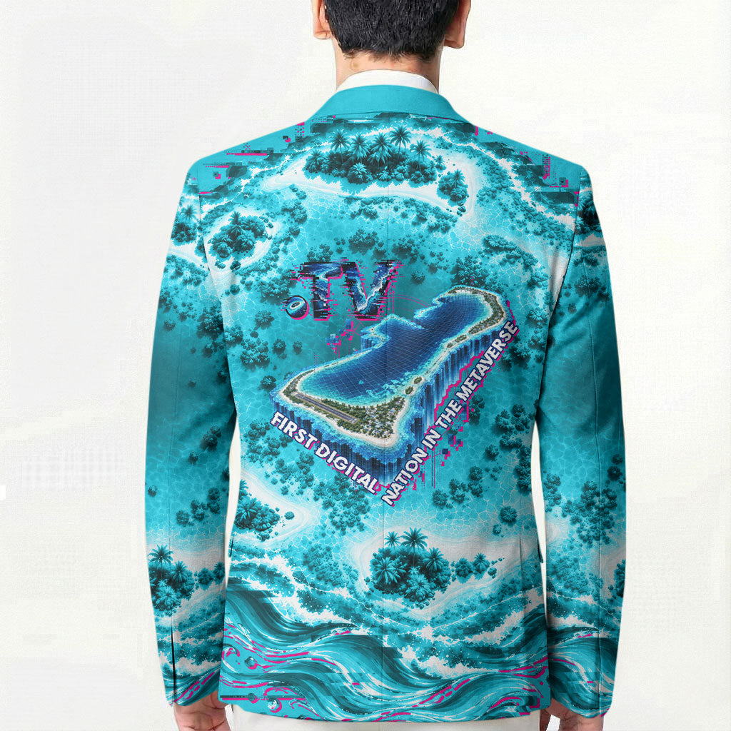 Tuvalu First Digital Nation In The Metaverse Blazer Polynesian Island Atoll Cyber Ocean TS04 - Polynesian Pride