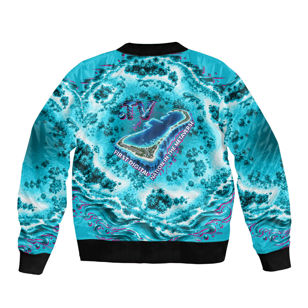 Tuvalu First Digital Nation In The Metaverse Bomber Jacket Polynesian Island Atoll Cyber Ocean TS04 - Polynesian Pride