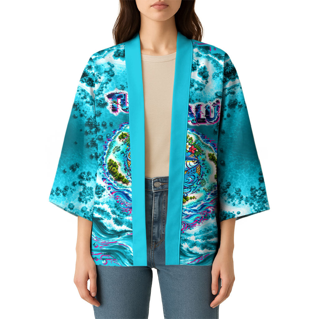 Tuvalu First Digital Nation In The Metaverse Kimono Polynesian Island Atoll Cyber Ocean TS04 - Polynesian Pride
