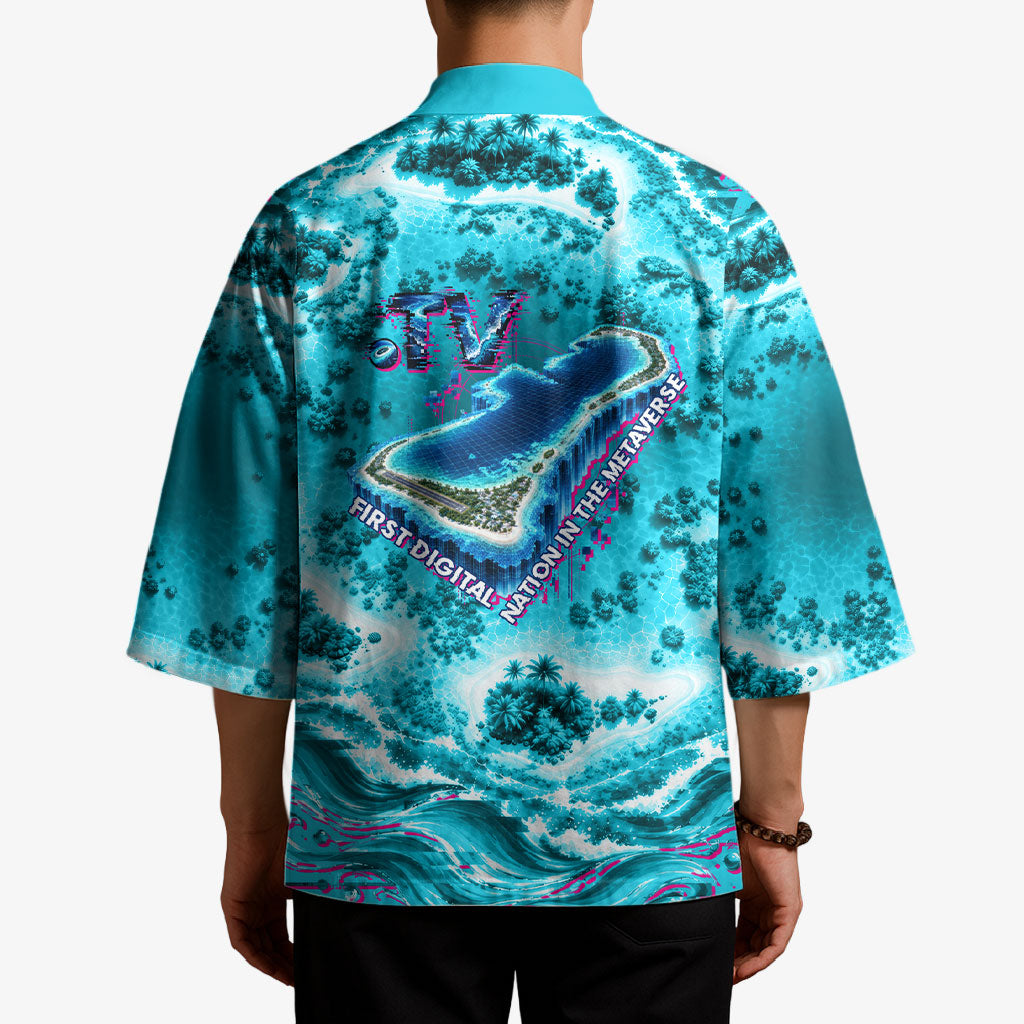 Tuvalu First Digital Nation In The Metaverse Kimono Polynesian Island Atoll Cyber Ocean TS04 - Polynesian Pride