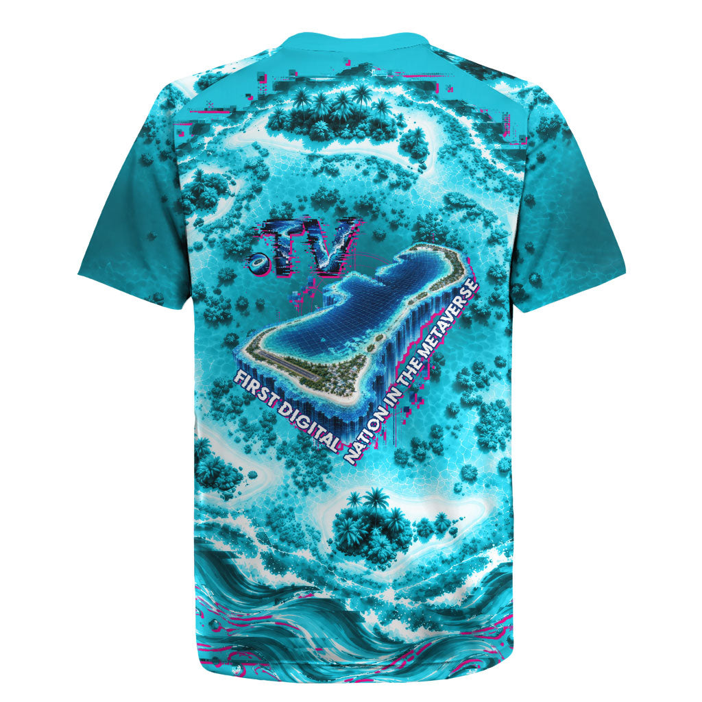 Tuvalu First Digital Nation In The Metaverse Rugby Jersey Polynesian Island Atoll Cyber Ocean TS04 - Polynesian Pride