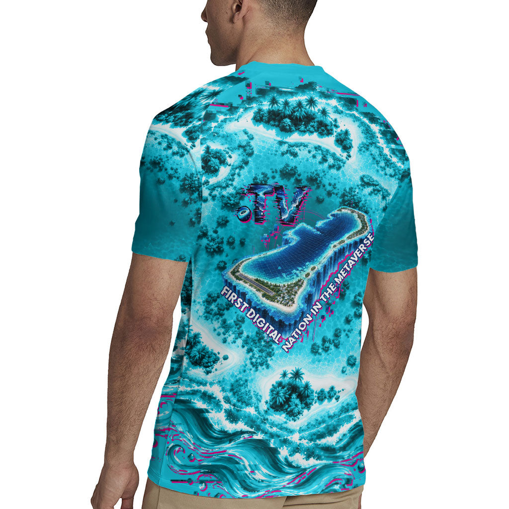 Tuvalu First Digital Nation In The Metaverse Rugby Jersey Polynesian Island Atoll Cyber Ocean TS04 - Polynesian Pride