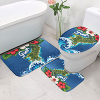 Guam Tropical Island Bathroom Set Hibiscus Floral Ocean Waves TS04 - Polynesian Pride