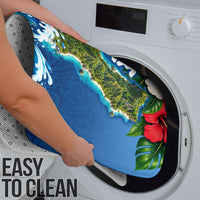 Guam Tropical Island Bathroom Set Hibiscus Floral Ocean Waves TS04 - Polynesian Pride