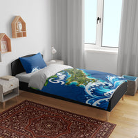 Guam Tropical Island Bedding Set Hibiscus Floral Ocean Waves TS04 - Polynesian Pride