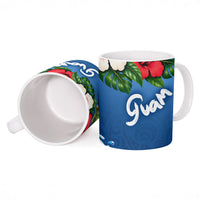 Guam Tropical Island Ceramic Mug Hibiscus Floral Ocean Waves TS04 - Polynesian Pride