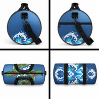 Guam Tropical Island Duffle Bag Hibiscus Floral Ocean Waves TS04 - Polynesian Pride