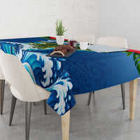 Guam Tropical Island Tablecloth Hibiscus Floral Ocean Waves TS04 - Polynesian Pride