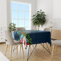 Guam Map Latte Stone Tablecloth Hibiscus Floral Coastal Landscape TS04 - Polynesian Pride