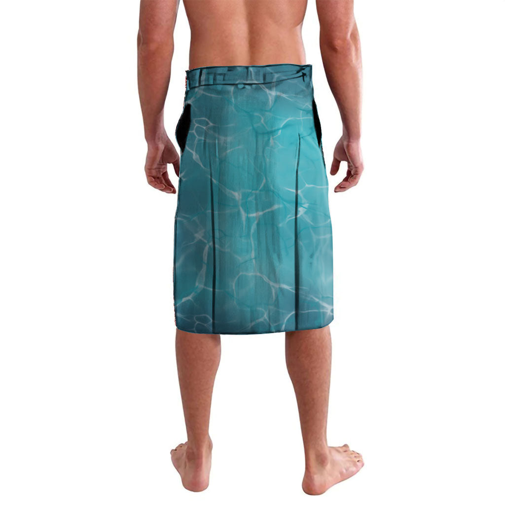 Personalized Hawaii 60th Birthday Eagle Lavalava Tropical Sunset Beach Hibiscus Ocean Wave TS04 - Polynesian Pride