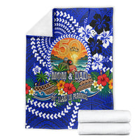 50th Anniversary Wedding Polynesian Blanket Mom And Dad Floral Tribal Jubilee Tropical TS04 - Polynesian Pride