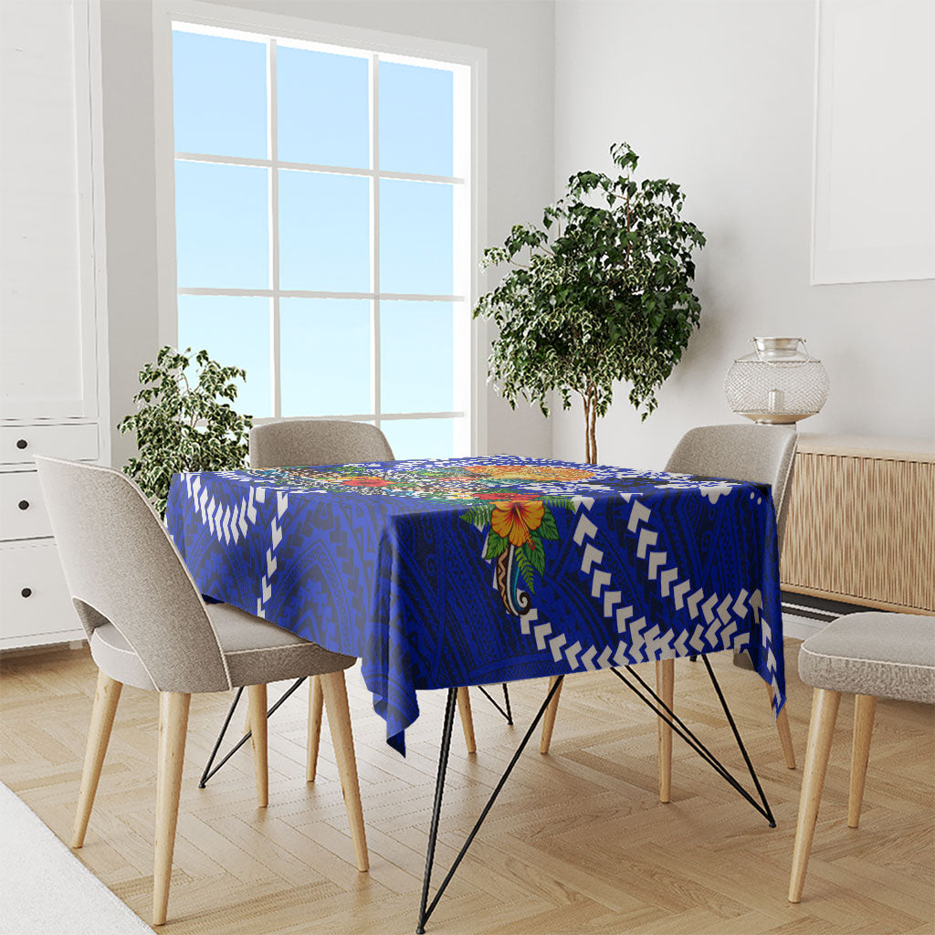 50th Anniversary Wedding Polynesian Tablecloth Mom And Dad Floral Tribal Jubilee Tropical TS04 - Polynesian Pride