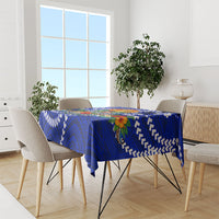 50th Anniversary Wedding Polynesian Tablecloth Mom And Dad Floral Tribal Jubilee Tropical TS04 - Polynesian Pride