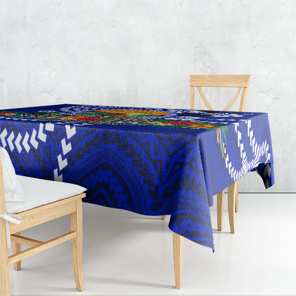 50th Anniversary Wedding Polynesian Tablecloth Mom And Dad Floral Tribal Jubilee Tropical TS04 - Polynesian Pride
