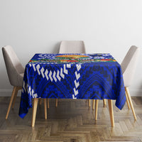 50th Anniversary Wedding Polynesian Tablecloth Mom And Dad Floral Tribal Jubilee Tropical TS04 - Polynesian Pride