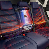 New Zealand Aotearoa Kiwi UFO Back Car Seat Cover Sci-Fi Galaxy Sunset Sky Tower And Mountain