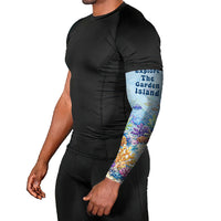 Fiji Taveuni Rainbow Reef Arm Sleeves Scuba Diver Vibrant Undersea Coral Garden Watercolor