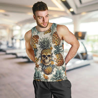 Pineapple Skull Men Tank Top Summer Paradise TS04 - Polynesian Pride