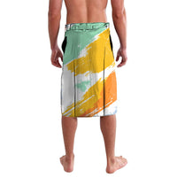 Hawaii Retirement Vacation Lavalava Tropical Sunset Beach Pink Flamingo Surfboard Palm Tree TS04 - Polynesian Pride